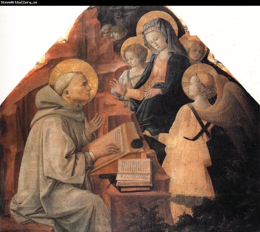 Fra Filippo Lippi St Bernard's Vision of the Virgin